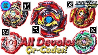 All Qr-Codes Devolos | ВСЕ Qr-Коды Devolos - Beyblade Burst Surge