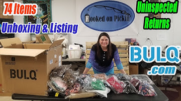 Bulq.com Unboxing - Uninspected Returns - Will I Make Money? - Online Re-selling on Amazon