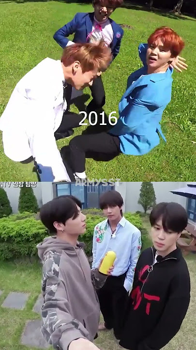 BTS BBA SAE 2016 vs 2018 #bts #shorts