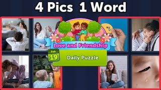 4 Pics 1 Word Daily Puzzle February 19, 2023 Love and Friendship screenshot 5