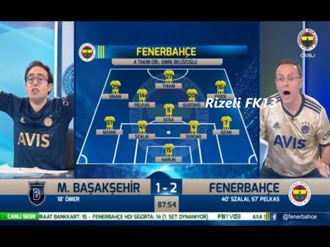 Medipol Başakşehir 1-2 Fenerbahçe - FB TV Gol Anları ve Penaltı Pozisyonu - \