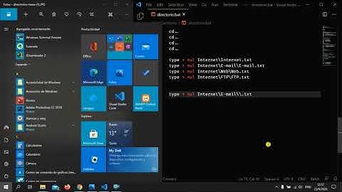 Crear Directorios con batch