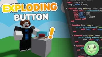 Exploding Button - Roblox Game Dev - [BEGINNER]