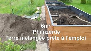 XXL Hochbeet aus eigenen Fichten bauen. 3 mal 3 Meter Länge und 1,5 Meter Breite Folge 4/5 befüllen.