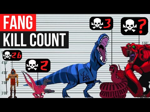 FANG Kill Count Comparison | Genndy Tartakovsky's Primal
