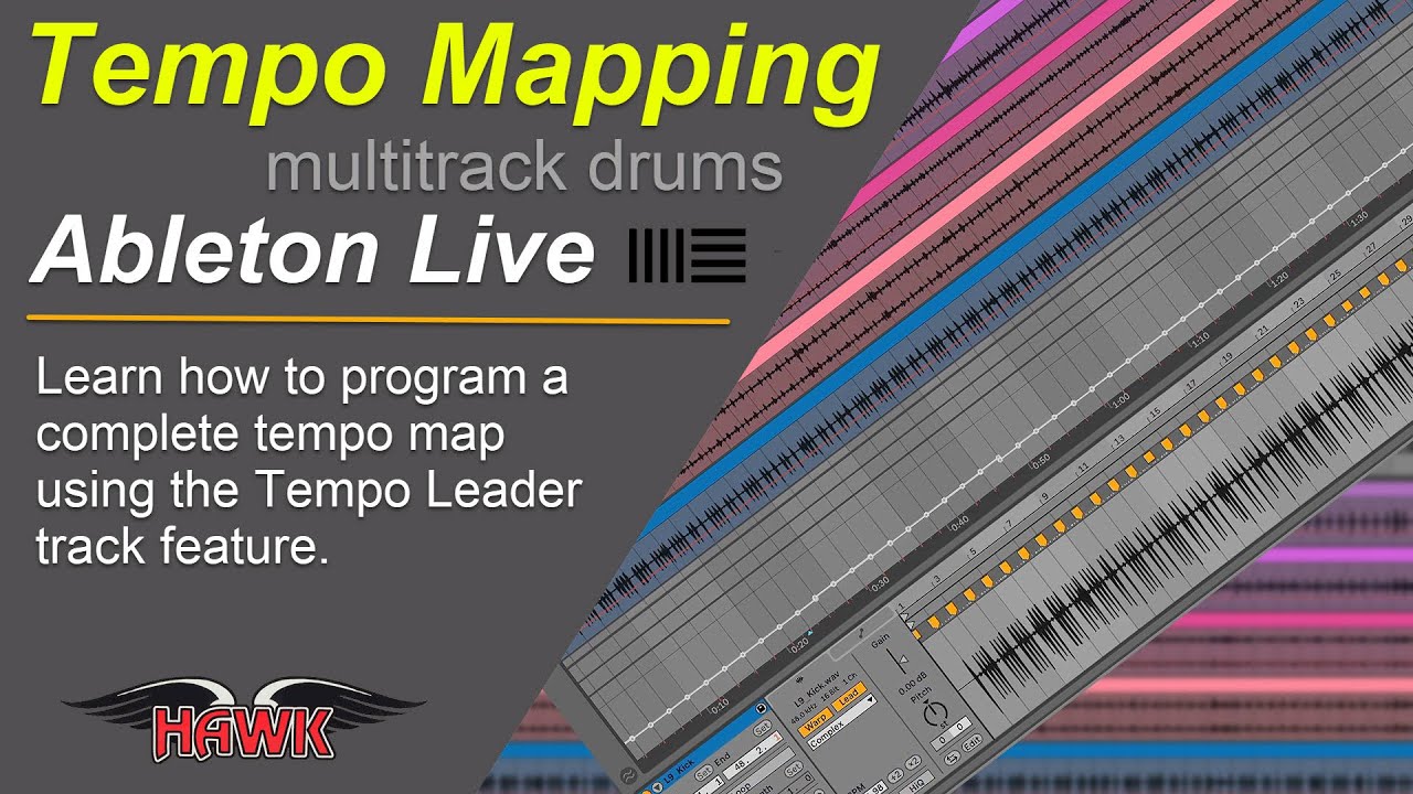 Tempo Mapping Multitrack Drums in Ableton Live YouTube