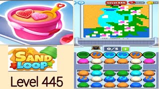 🏖️ Sand loop hard level 445 solution and walkthrough for gameplay 