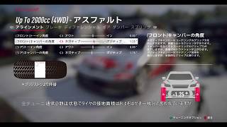 セッティング講座＃2　DirtRally2.0 「ブレーキとアライメントのお話」