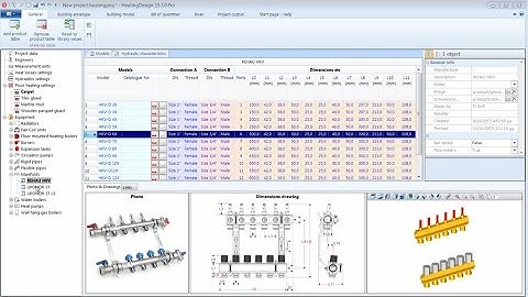 TiSoft HeatingDesign, Design building