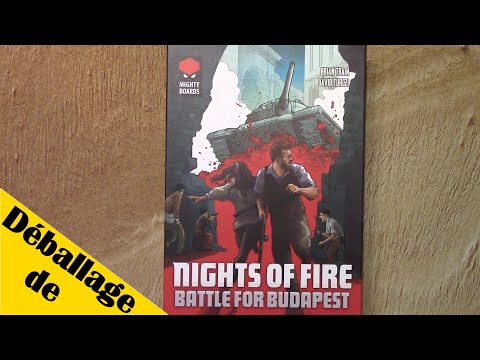 Nights Of Fire: Battle For Budapest - Board Game / Wargame (Check Description For Details)