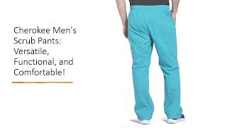 Cherokee Men's Scrub Pants: Versatile, Functional, and Comfortable!