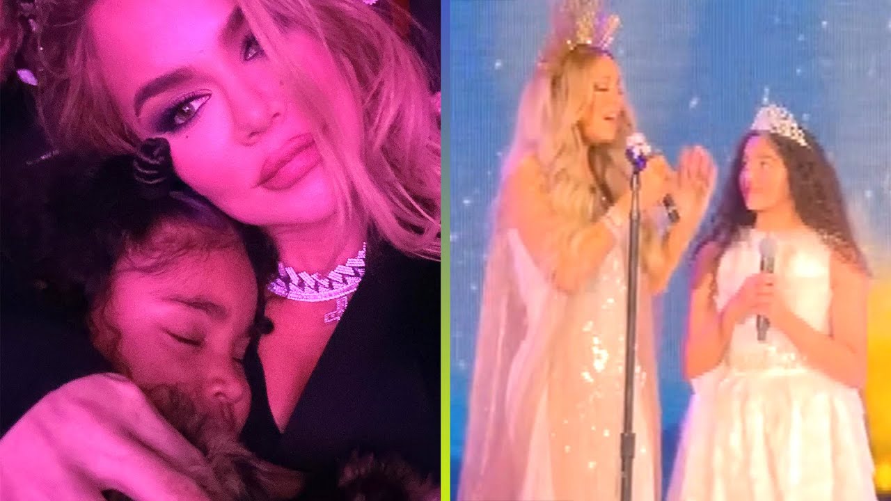 Khloé Kardashian’s Daughter True FALLS ASLEEP During Mariah Carey’s Performance