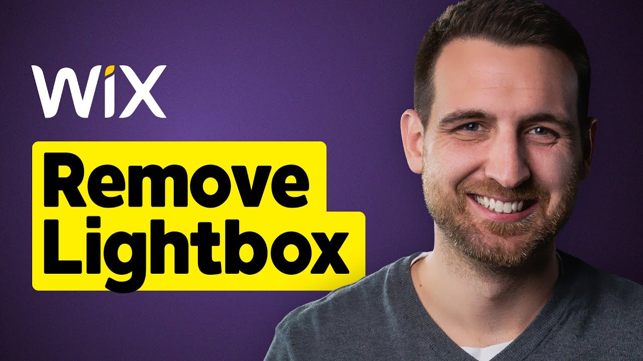 How To Remove Lightbox On Wix YouTube How To Remove Lightbox On Wix YouTube