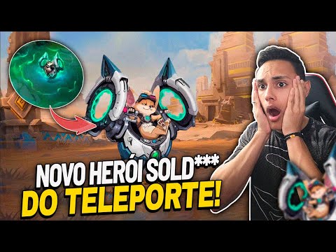 𝗡𝗢𝗩𝗢 𝗛𝗘𝗥𝗢́𝗜 𝗘𝗠 𝗗𝗘𝗦𝗘𝗡𝗩𝗢𝗟𝗩𝗜𝗠𝗘𝗡𝗧𝗢! HABILIDADES + VISUAL + HISTORIA VAZADAS! MOBILE LEGENDS