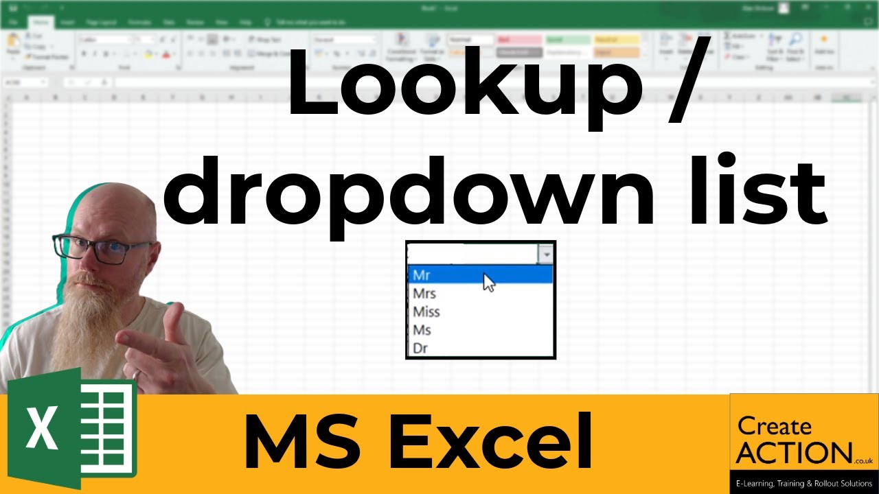 how to do a drop down menu in excel 2016 youtube