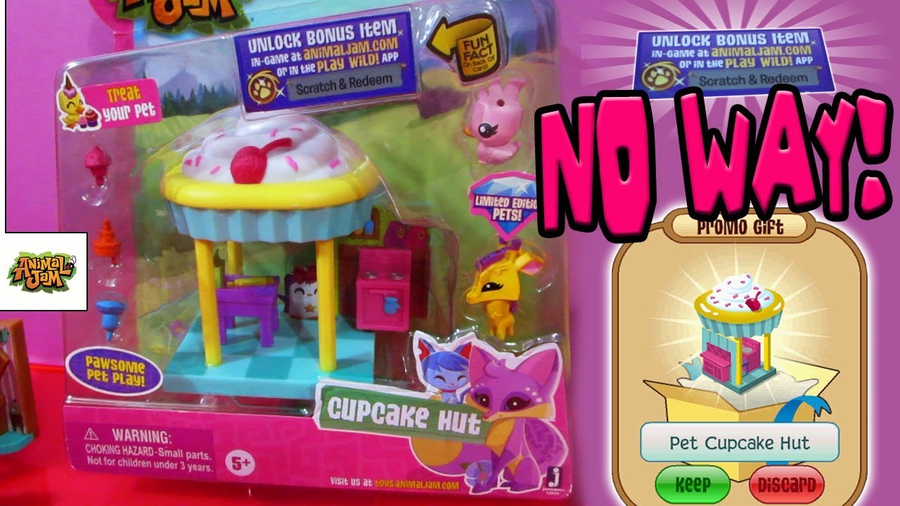 Animal Jam Cupcake Hut w/ Bonus Online Code Brand New Sealed Package VERY RARE