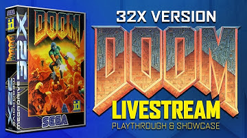 Doom 32x Showcase (Playthrough and Live Commentary)