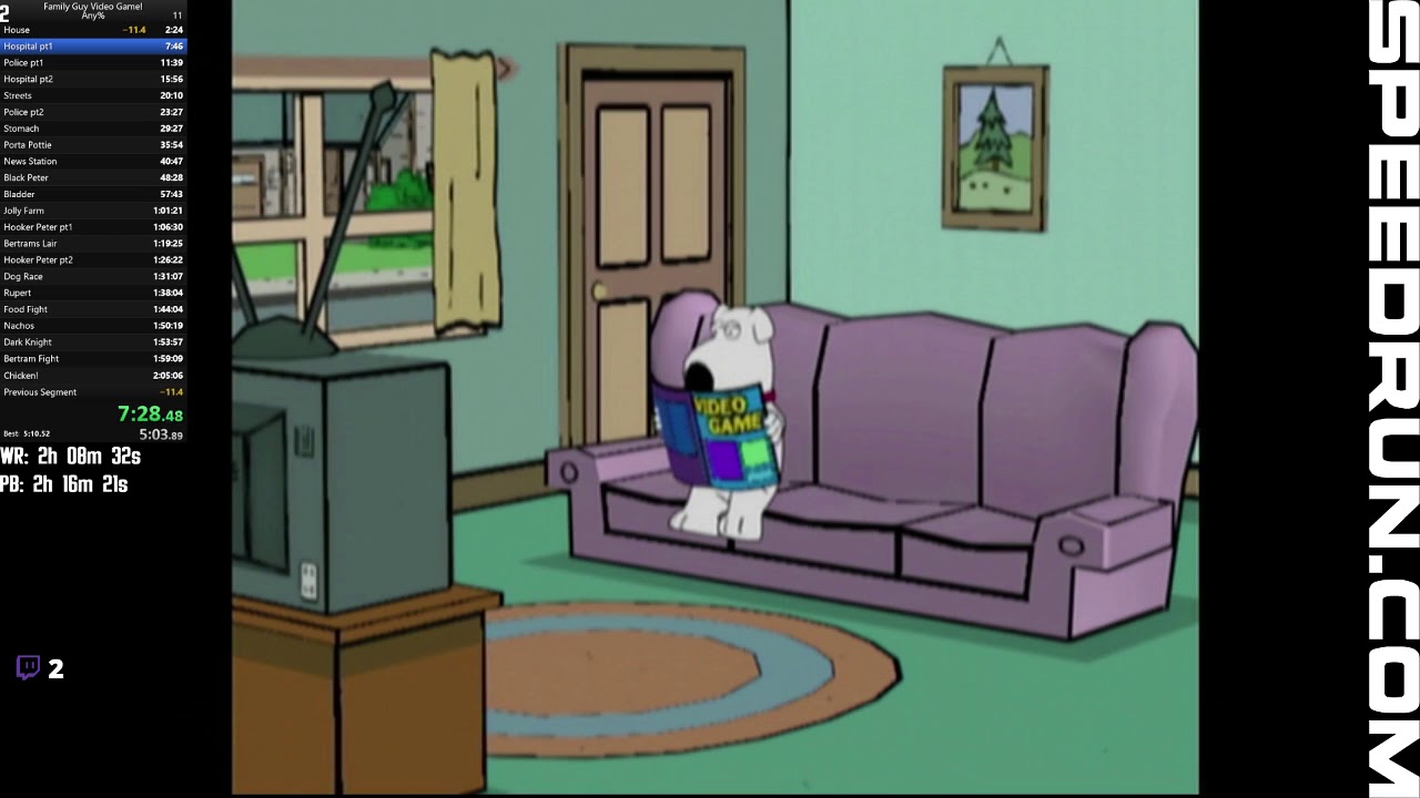 Familie Bild: Family Guy Video Game Speedrun
