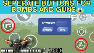 Mini Militia Classic|How to customise seperate buttons for bombs and guns|STRANGER Gaming|BGM SQUARE screenshot 1