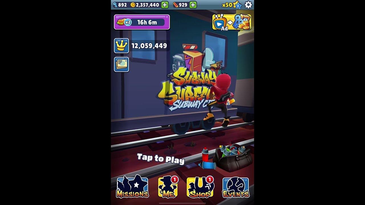 Reaching x50 multiplier and unlocking uprock in subway surfers new update