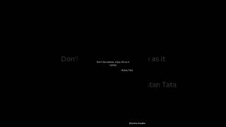 Stop stressing, start living✨ #lifequote #quotes #ratantata #tata #moment #shortsvideo #shorts #fyp