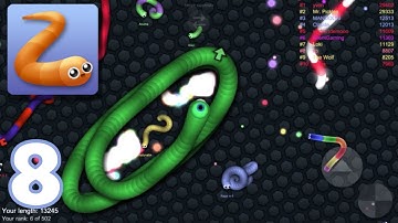 Slither.io - Gameplay Walkthrough Part 8 - A.I. mode (iOS, Android)