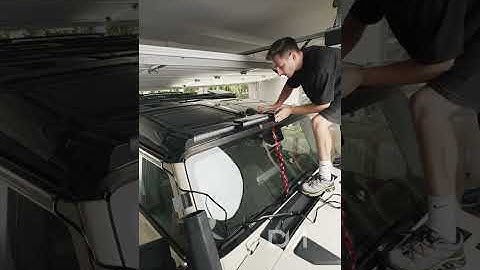 Flush-Mount LED Roof Light Bar for INEOS Grenadier | DVA Mechanics Installation & Overview