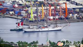 Buque Escuela a Vela BAP Unión puerto de Papeete, Tahití, Polinesia Francesa 🇫🇷 🇵🇪