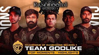 Team Godlike Top Moments & Clutches | Ranbhoomi Champions - Upthrust Esports
