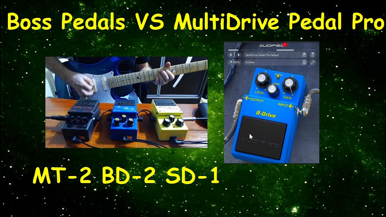 Boss Pedal Analog VS VST MultiDrive Pedal Pro Audified / Boss BD2 VST