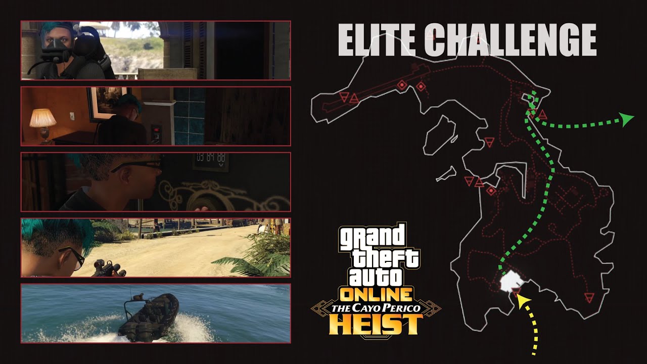 GTA Online Cayo Perico Heist Kosatka In, North Dock Coke Stealth