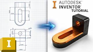 Autodesk Inventor Complete Beginner -  Full Round FilletTutorial Step by Step  #11