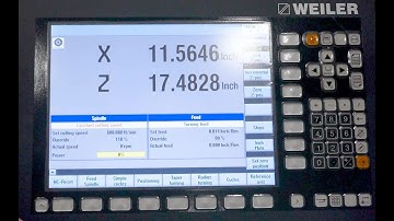 Weiler E Series CNC Lathe - Controller Overview