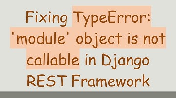 Fixing TypeError: 