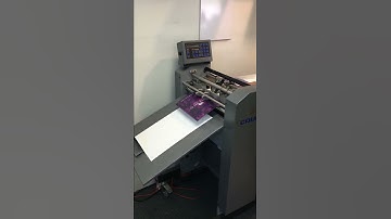 1EA Count Accucreaser with Air Feed Table