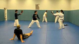 Famous UCLA Taekwondo Basic drills- back kick and high kicking Wealth