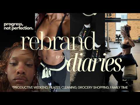 the rebrand✨diaries ep. 12 | *productive* weekend vlog, pilates, grocery shopping, family time thumbnail