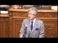 西田昌司「仙谷官房長官に対する問責決議案 2010.11.26」