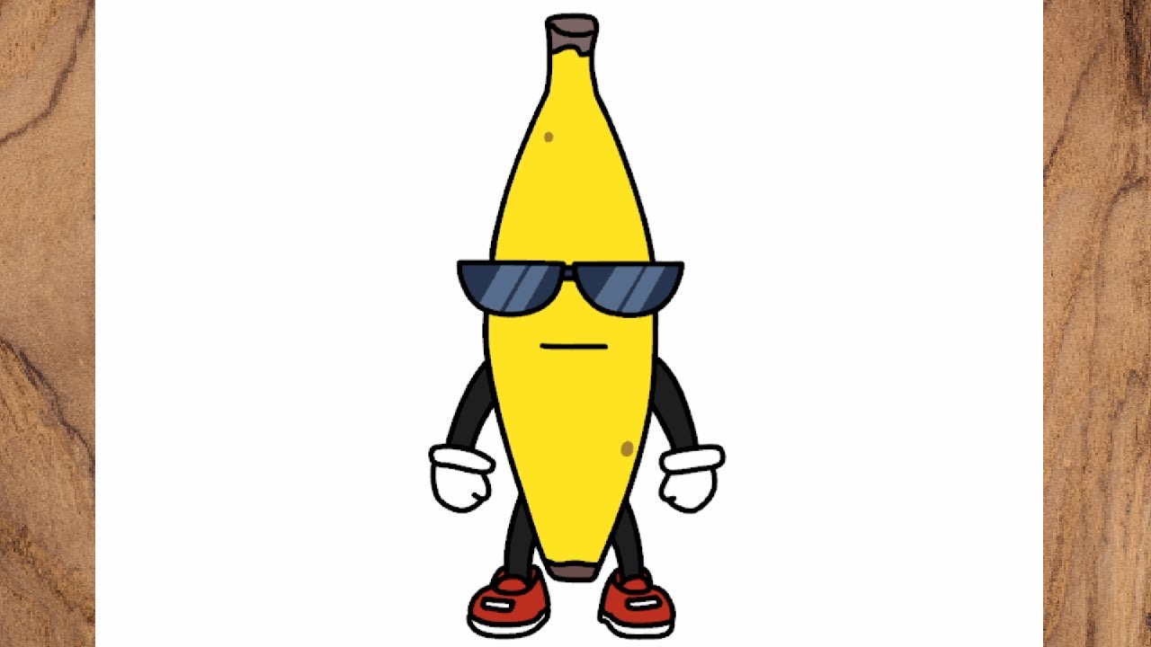 Como dibujar a Banana Guy de Stumble Guys paso a paso - thptnganamst.edu.vn