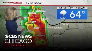 Severe storms could bring destructive winds to Chicago area overnight