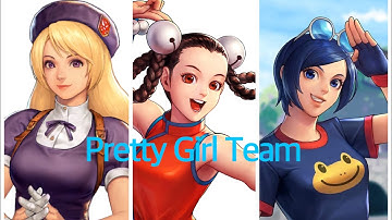 Kof 2002 UM PS4 arcade mode playthough with the pretty girl