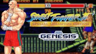 Street Fighter II' Special Champion Edition (Sagat, Genesis/Mega Drive, max difficulty)