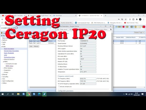 Setting CERAGON IP20