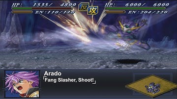 [EN]Super Robot Wars Alpha 2-Huckebein Mk-III(Arado) Attacks|第2次スーパーロボット大戦α - ヒュッケバインMk-III(アラド用)全武装