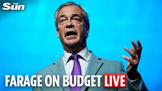 LIVE: Nigel Farage holds Reform UK press conference following Budget announcement