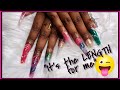 Not Polish Acrylic | XL LONG NAILS from Aliexpress 😍 | WATCH ME WORK & CHIT-CHAT | N0T a TUTORIAL