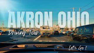 Follow me Through Akron Ohio City Streets to Hidden Scenic Drives | ASMR Driving