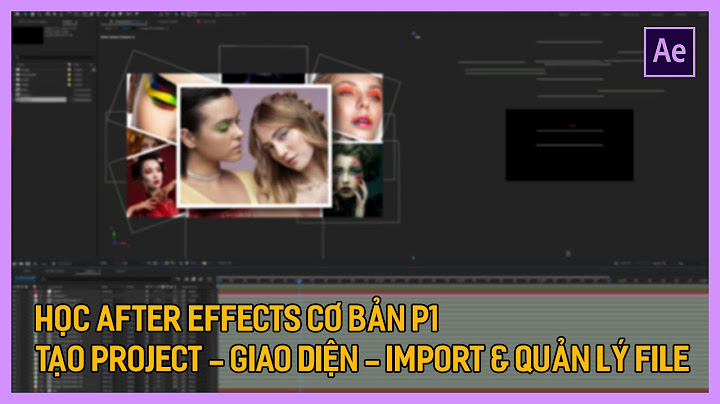 Hướng dẫn cách lưu template after effect