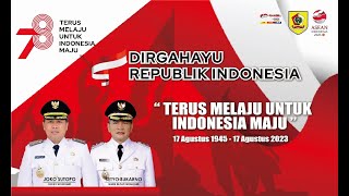 UPACARA PENGIBARAN BENDERA // PERINGATAN KE-78 PROKLAMASI KEMERDEKAAN RI KAB. WONOGIRI TAHUN 2023