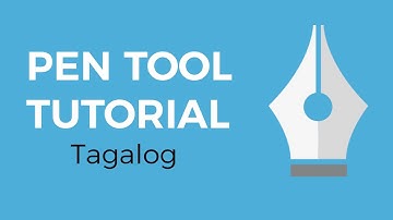 Pen Tool Tutorial on Adobe Photoshop (Tagalog)